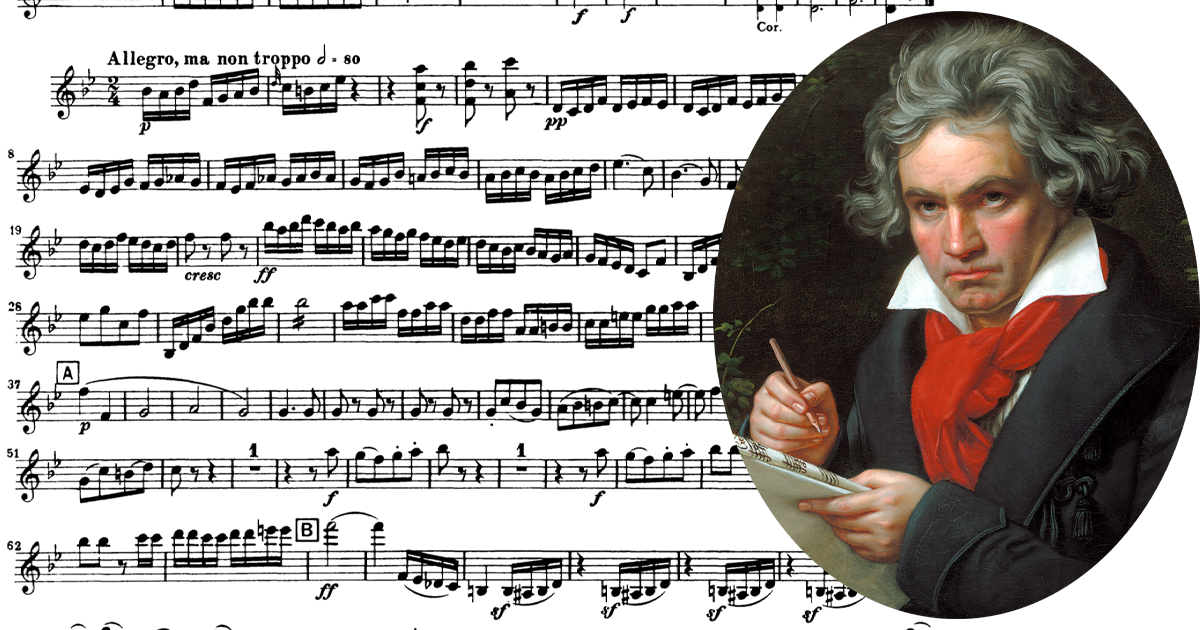 ベートーヴェン交響曲第4番変ロ長調Op.60：楽譜 (L.v.Beethoven Symphony No.4)