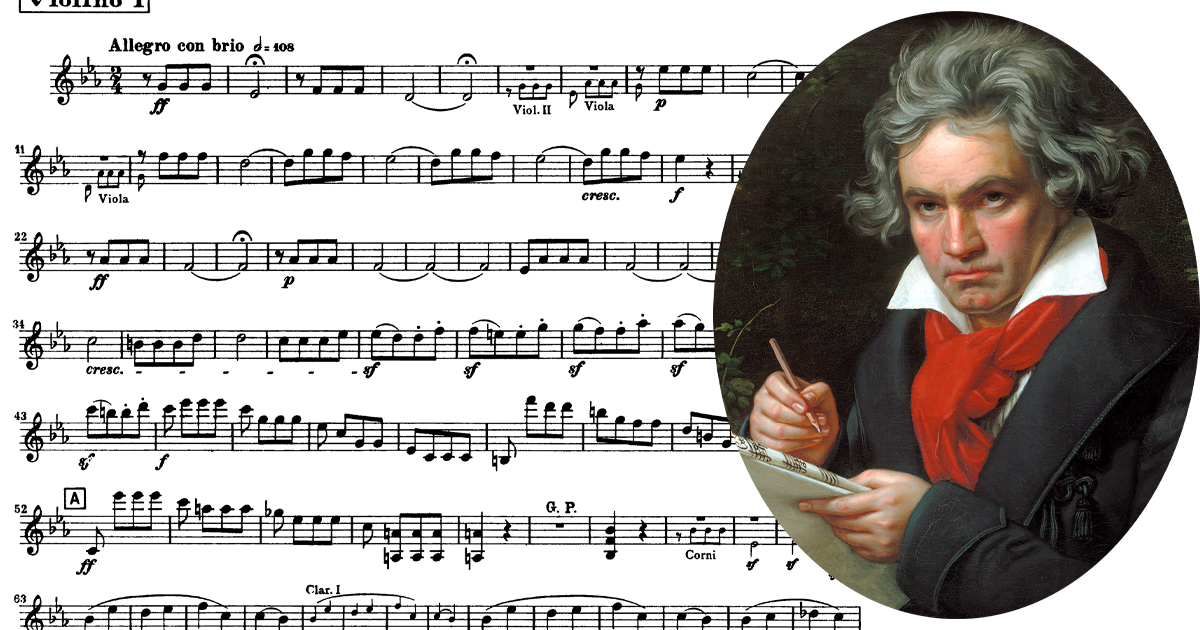 ベートーヴェン交響曲第5番運命 スタディスコア - 器材