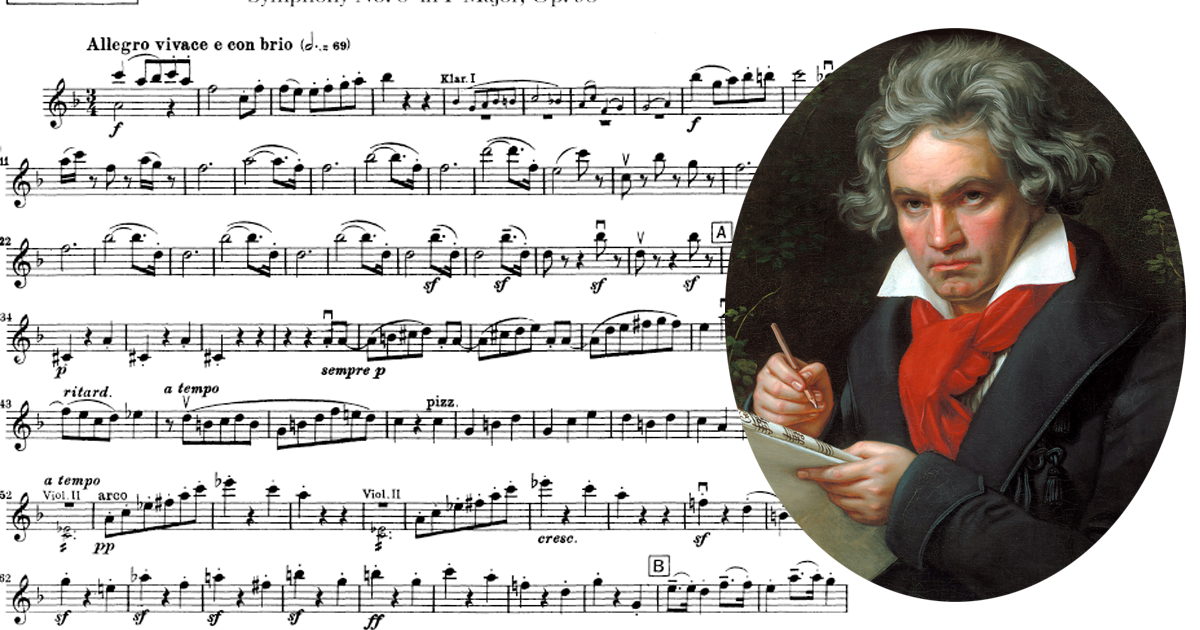 ベートーヴェン交響曲第8番ヘ長調Op.93：楽譜 (L.v.Beethoven Symphony No.8)