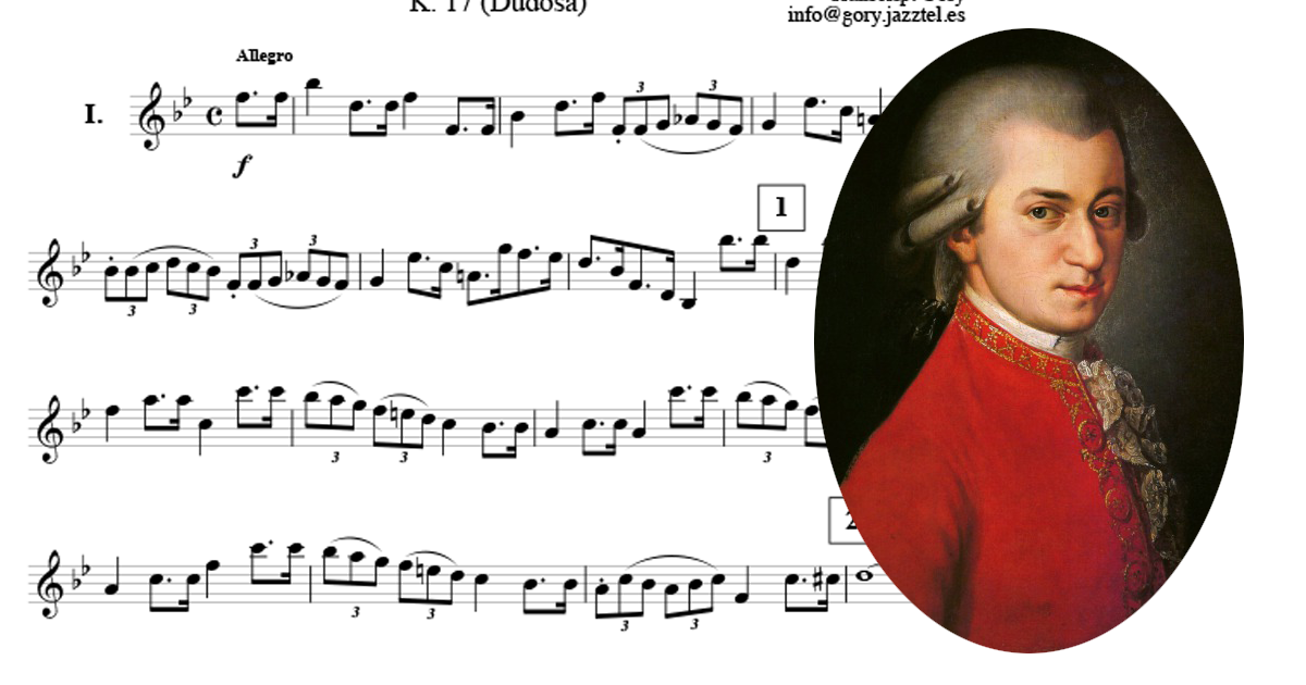 モーツァルト交響曲第2番[無料楽譜]変ロ長調K.17(Anh.C11.02): (Leopold/W.A. Mozart Symphony No.2)
