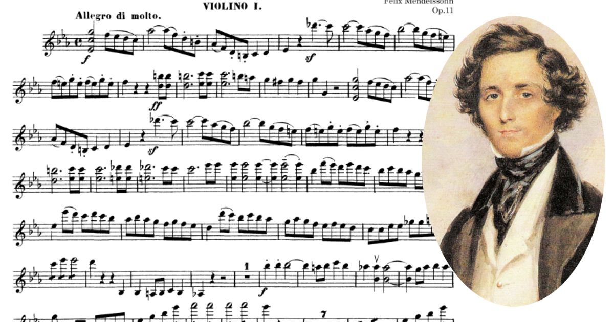 メンデルスゾーン交響曲第1番【無料楽譜】ハ短調Op.11 : Mendelssohn Symphony No.1