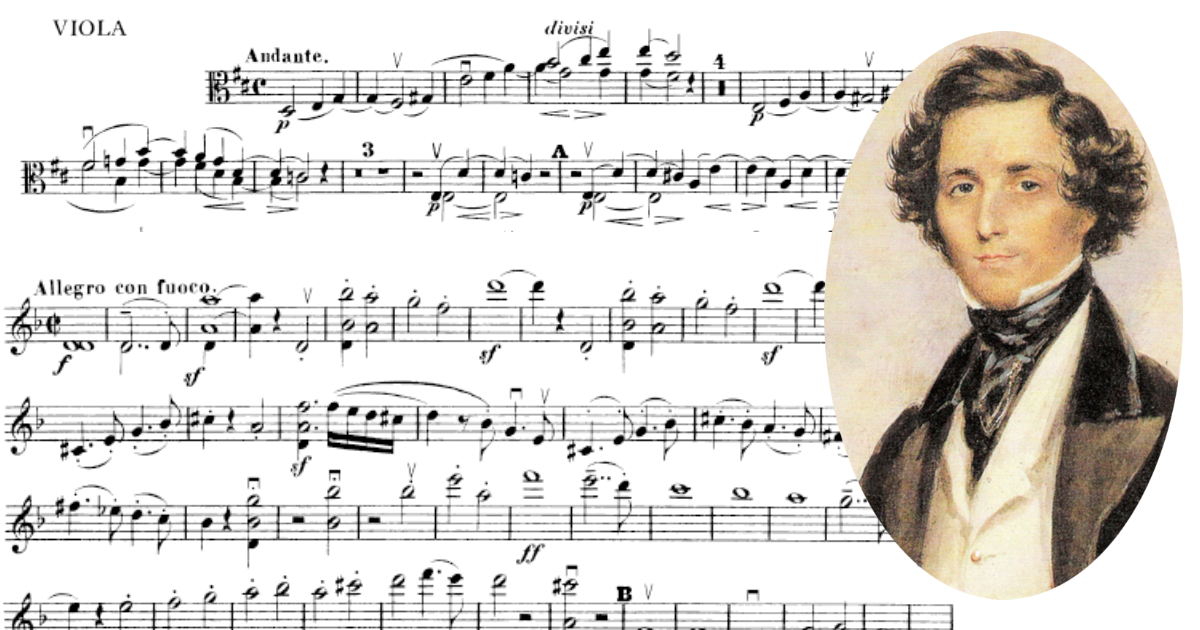メンデルスゾーン交響曲第5番【無料楽譜】ニ長調(ニ短調)Op.107『宗教改革』 : Mendelssohn Symphony No.5 "Reformation"