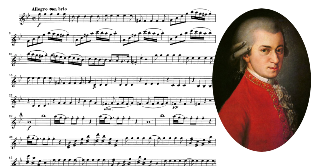 モーツァルト交響曲第25番【無料楽譜】ト短調K.183(173dB) : W.A. Mozart Symphony No.25