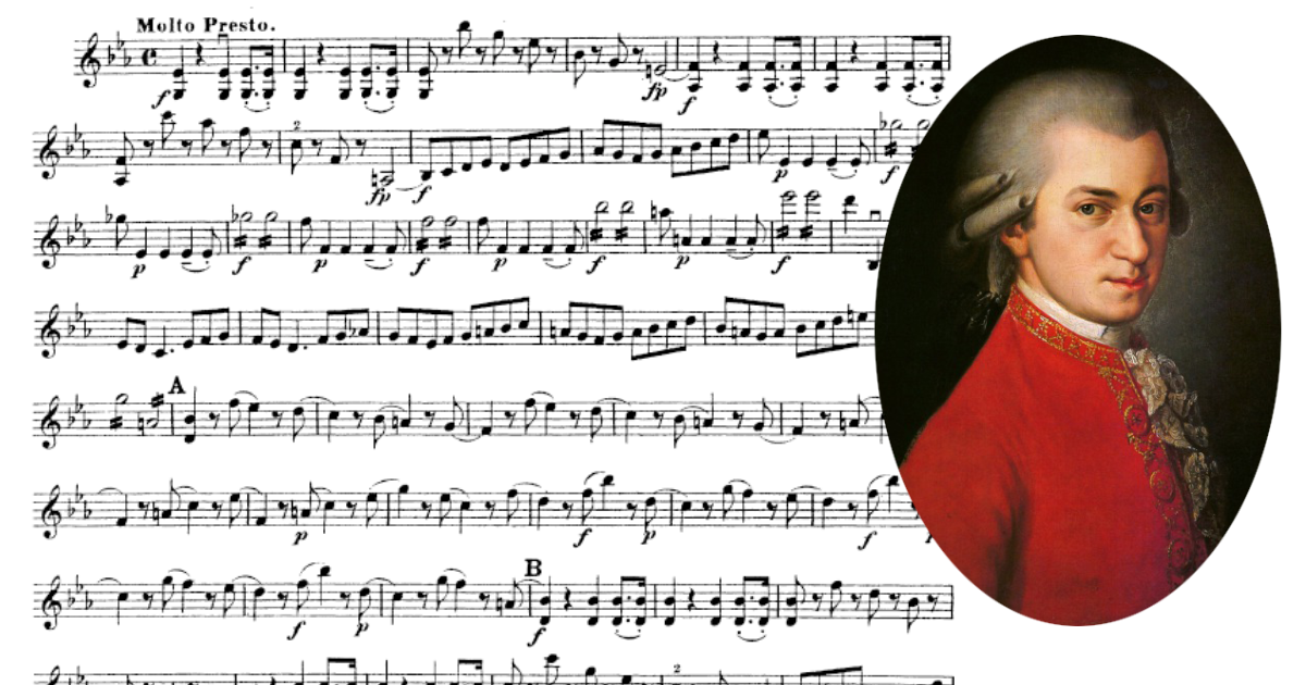 モーツァルト交響曲第26番【無料楽譜】変ホ長調K.184(161a) : W.A. Mozart Symphony No.26