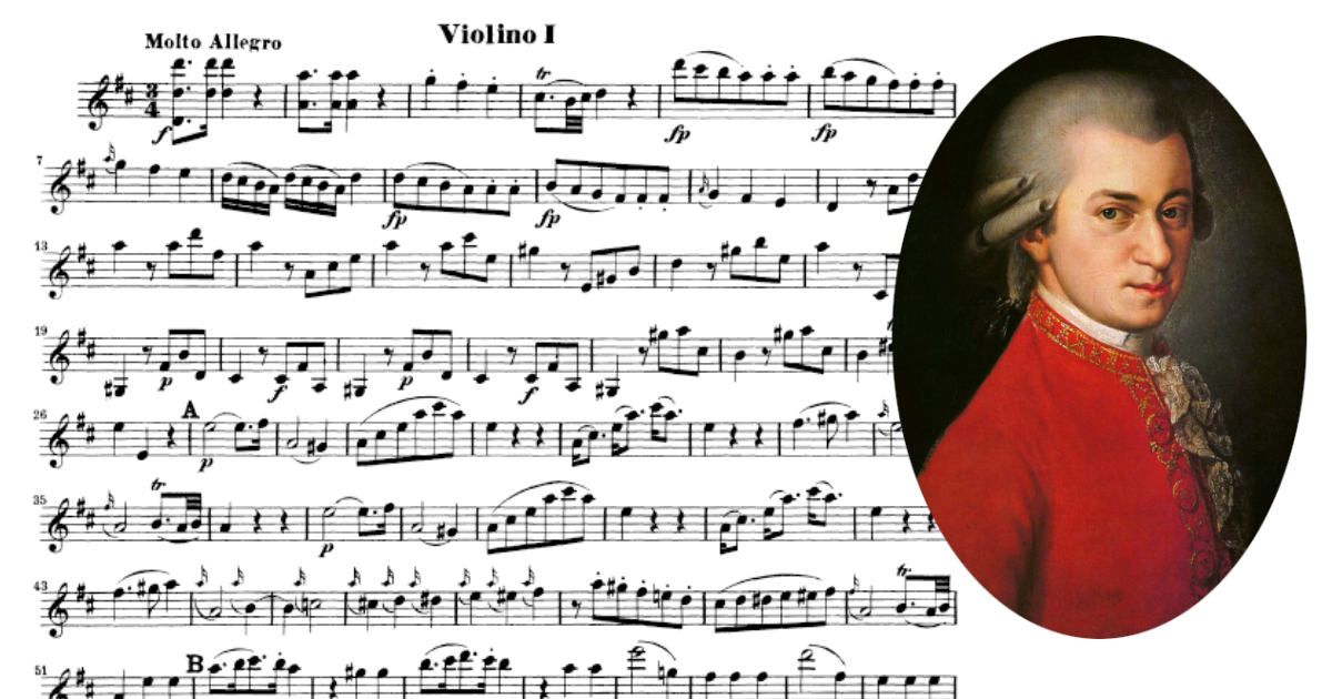 モーツァルト交響曲第30番【無料楽譜】ニ長調K.202(186b) : W.A. Mozart Symphony No.30