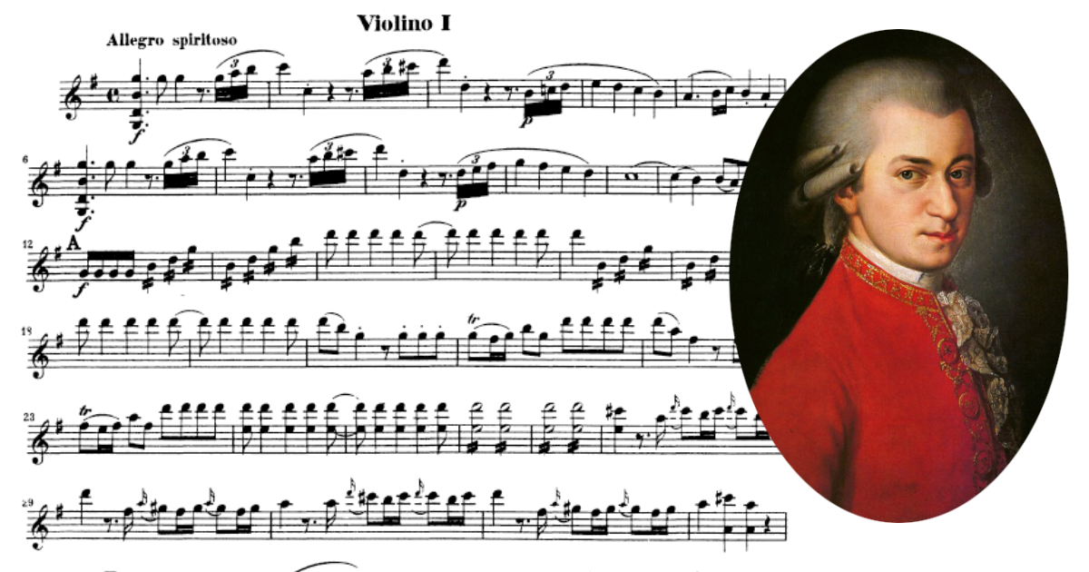 モーツァルト交響曲第32番【無料楽譜】ト長調K.318 : W.A. Mozart Symphony No.32