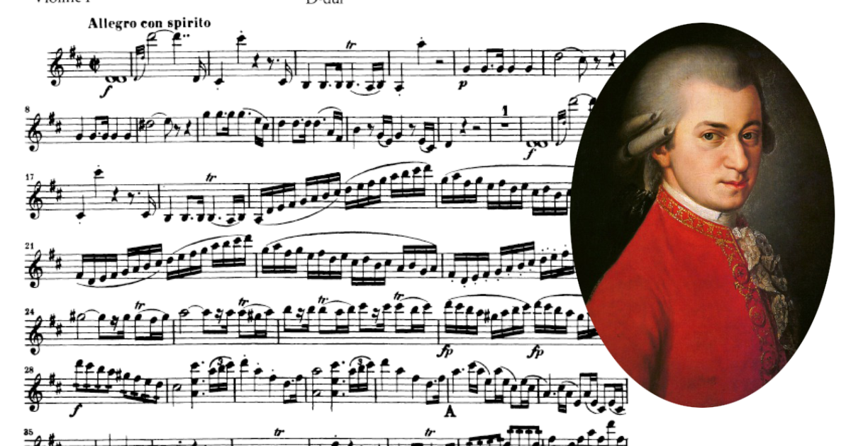 モーツァルト交響曲第35番【無料楽譜】ニ長調K.385『ハフナー』 : W.A. Mozart Symphony No.35 "Haffner"