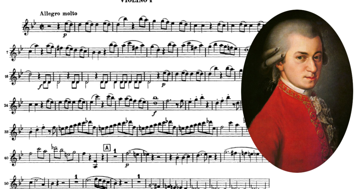モーツァルト交響曲第40番【無料楽譜】ト短調K.550 : W.A. Mozart Symphony No.40